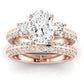 Thistle Oval Diamond Bridal Set (Lab Grown Igi Cert) rosegold