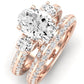 Thistle Oval Diamond Bridal Set (Lab Grown Igi Cert) rosegold