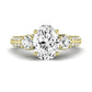 Thistle Oval Diamond Engagement Ring (Lab Grown Igi Cert) yellowgold