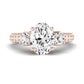 Thistle Oval Diamond Engagement Ring (Lab Grown Igi Cert) rosegold