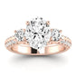 Thistle Oval Diamond Engagement Ring (Lab Grown Igi Cert) rosegold