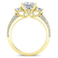 Thistle Princess Diamond Bridal Set (Lab Grown Igi Cert) yellowgold