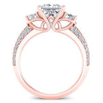 Thistle Princess Diamond Bridal Set (Lab Grown Igi Cert) rosegold