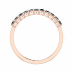 Tiana Asscher Trendy Diamond Wedding Ring rosegold