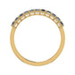 Tiana Asscher Trendy Diamond Wedding Ring yellowgold