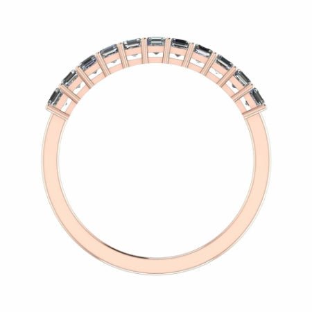 Tiana Asscher Trendy Diamond Wedding Ring rosegold