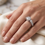 Tuberose - GIA Natural Round Diamond Engagement Ring