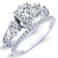 Tuberose Princess Diamond Bridal Set (Lab Grown Igi Cert) whitegold