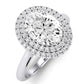 Tulip Oval Diamond Engagement Ring (Lab Grown Igi Cert) whitegold