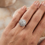 Tulip - GIA Natural Round Diamond Engagement Ring