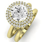 Tulip Diamond Matching Band Only (does Not Include Engagement Ring) For Ring With Round Center yellowgold