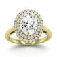 Tulip Oval Diamond Engagement Ring (Lab Grown Igi Cert) yellowgold