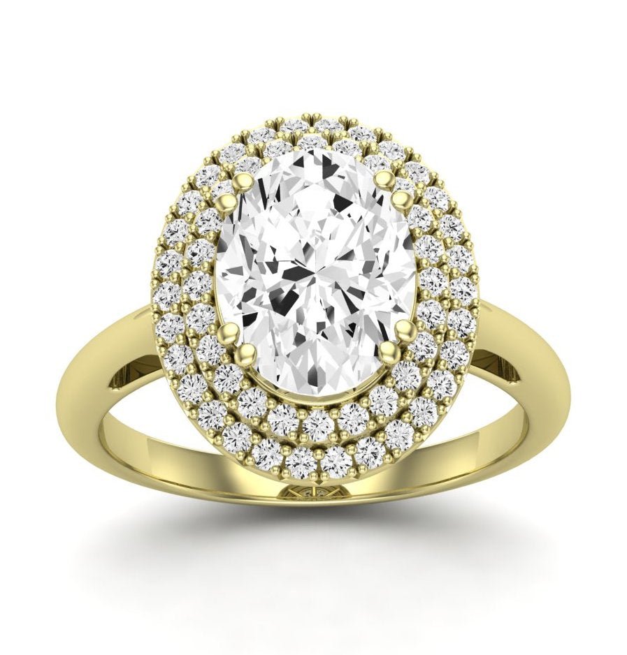 1.00 ct - Tulip - Oval Lab Diamond Engagement Ring (IGI Certified)