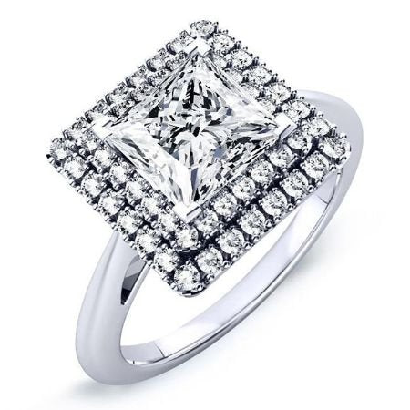 Tulip Princess Diamond Bridal Set (Lab Grown Igi Cert) whitegold