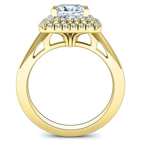 Tulip Princess Diamond Bridal Set (Lab Grown Igi Cert) yellowgold