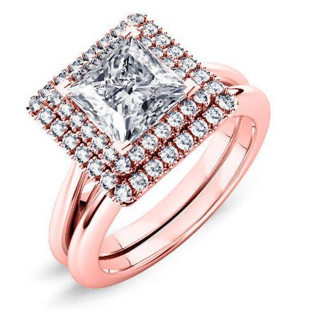 Tulip Princess Diamond Bridal Set (Lab Grown Igi Cert) rosegold