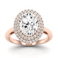 Tulip - GIA Certified Oval Diamond Engagement Ring