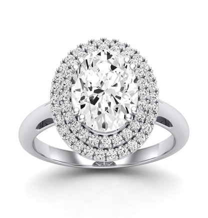 Tulip - GIA Certified Oval Diamond Engagement Ring