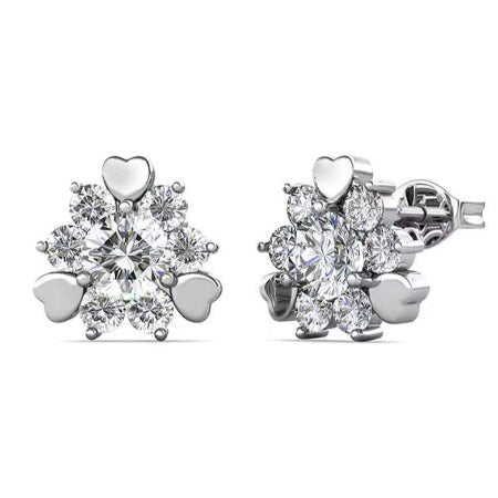 Valeria Diamond Earrings whitegold