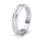 Valerian Princess Cut Diamond Eternity Band (Clarity Enhanced) whitegold