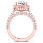 Varda Princess Diamond Engagement Ring (Lab Grown Igi Cert) rosegold