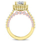 Varda Princess Diamond Engagement Ring (Lab Grown Igi Cert) yellowgold