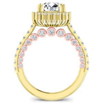 Varda Round Diamond Bridal Set (Lab Grown Igi Cert) yellowgold