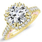 Varda Round Diamond Bridal Set (Lab Grown Igi Cert) yellowgold