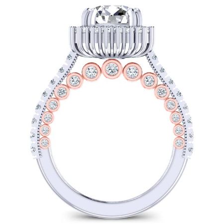 Varda Round Diamond Bridal Set (Lab Grown Igi Cert) whitegold