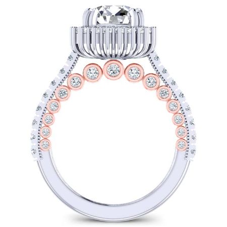 Varda Round Diamond Engagement Ring (Lab Grown Igi Cert) whitegold