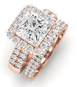 Velvet Diamond Matching Band Only (does Not Include Engagement Ring)  For Ring With Princess Center rosegold