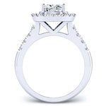 Velvet Cushion Diamond Bridal Set (Lab Grown Igi Cert) whitegold
