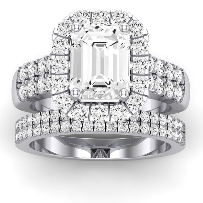 1.00 ct - Velvet - GIA Natural Emerald Diamond Bridal Set