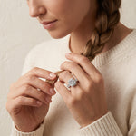 Velvet - GIA Natural Emerald Diamond Engagement Ring