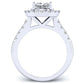 Velvet Princess Diamond Bridal Set (Lab Grown Igi Cert) whitegold