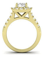 Velvet Oval Diamond Engagement Ring (Lab Grown Igi Cert) yellowgold