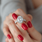 Velvet - Oval Lab Diamond Engagement Ring (IGI Certified)