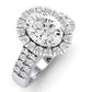 Velvet Oval Diamond Engagement Ring (Lab Grown Igi Cert) whitegold