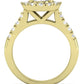 Velvet Oval Diamond Engagement Ring (Lab Grown Igi Cert) yellowgold