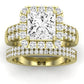 Velvet Princess Moissanite Bridal Set yellowgold