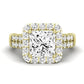 Velvet Princess Moissanite Bridal Set yellowgold