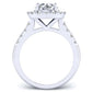 Velvet Round Diamond Bridal Set (Lab Grown Igi Cert) whitegold