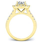 Velvet Round Diamond Bridal Set (Lab Grown Igi Cert) yellowgold