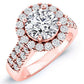 Velvet Round Diamond Engagement Ring (Lab Grown Igi Cert) rosegold