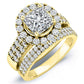 Velvet Princess Diamond Bridal Set (Lab Grown Igi Cert) yellowgold