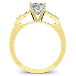 Venus Cushion Diamond Engagement Ring (Lab Grown Igi Cert) yellowgold
