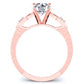 Venus Round Diamond Bridal Set (Lab Grown Igi Cert) rosegold