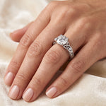 Venus - GIA Natural Round Diamond Engagement Ring