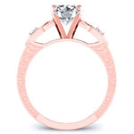 Venus Round Diamond Engagement Ring (Lab Grown Igi Cert) rosegold