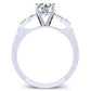 Venus Round Diamond Engagement Ring (Lab Grown Igi Cert) whitegold